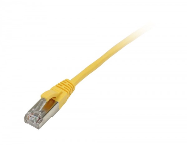 Patchkabel RJ45, 1.5m gelb, CAT5e, S-FTP(SF/UTP), Synergy 2