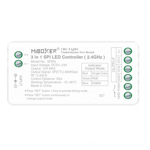 Synergy 21 Pixel LED 3 in 1 SPI - Pixel LED Controller (2.4GHz) *Milight/Miboxer*