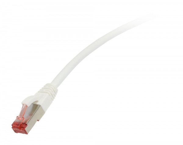 Patchkabel RJ45, CAT6 250Mhz, 1.5m weiss, S-STP(S/FTP), LSZH, Synergy 21,