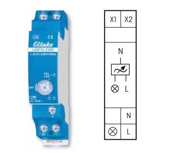 Eltako LUD12-230V, Leistungszusatz für Universal-Dimmschalter und Dimmschalter für PWMAnsteuerung