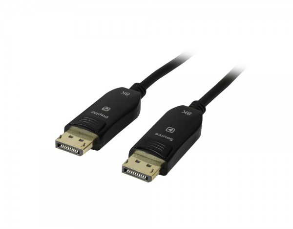 Kabel Video DisplayPort 2.0, ST/ST, 7,5m, AOC(Aktives Optisches Kabel), UHD 8K*4K 7680×4320@60Hz, S