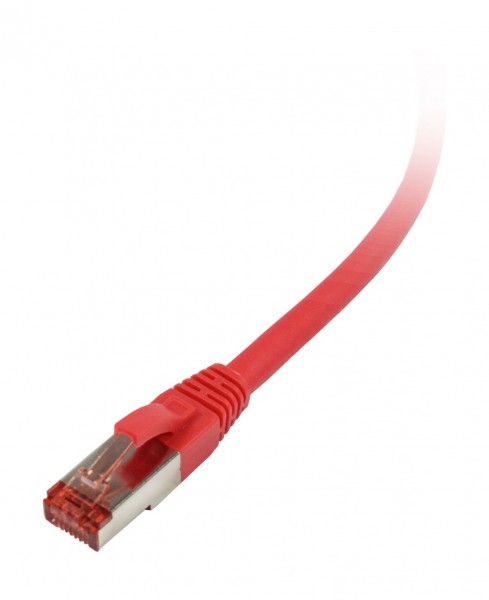 Patchkabel RJ45, CAT6 250Mhz, 0.15m rot, S-STP(S/FTP), LSZH, Synergy 21,