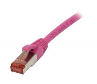 Patchkabel RJ45, CAT6 250Mhz,  1.0m magenta, S-STP(S/FTP), TPE/LSZH(Superflex), Synergy 21, Patchkabel RJ45, CAT6 250Mhz,  1.0m magenta, S-STP(S/FTP), TPE/LSZH(Superflex), Synergy 21,
