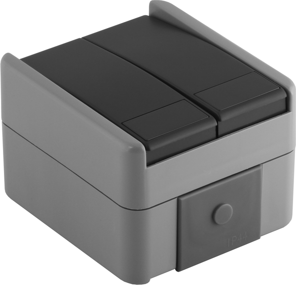 TEM Serie Fontana SWITCH 2GANG-1WAYIP44 10AX 250