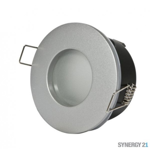 Synergy 21 LED Retrofit GU10 / GX5, 3 Deckeneinbausatz IP65 silber