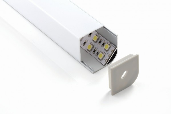 Synergy 21 LED U-Profil zub ALU015-R PMMA clear diffusor/cover ,Kunststoffabdeckung klar ,Kunststof