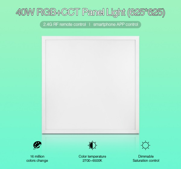 Synergy 21 LED light panel 620*620 RGB-WW (RGB-CCT) Milight/Miboxer