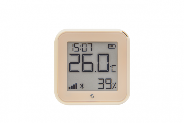 Shelly · Plug &amp; Play · "H&amp;T Gen. 3 Mocha" · Temperatur- &amp; Feuchtigkeitssensor · WLAN · BT · USB C /