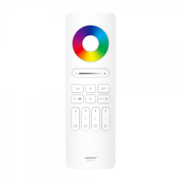 Synergy 21 LED Fernbedienung 2,4GHz (RGB+CCT) 4 Zonen *Milight/Miboxer* (w)