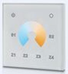 Synergy 21 LED Controller EOS 05 Wanddimmer dual white (CCT) touch 4 Zonen