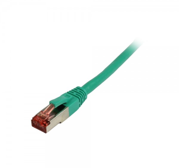 Patchkabel RJ45, CAT6 250Mhz,30m grün, S-STP(S/FTP), LSZH, Synergy 21,