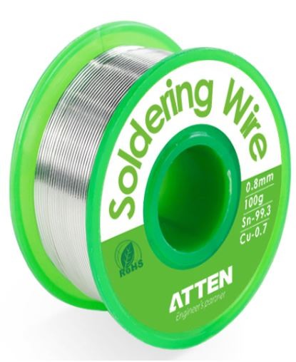 ATTEN Lötzinn ohne Blei 1,0mm 50g