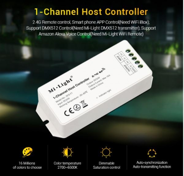 MiBoxer SYS-T1 LED Subordinate Controller 1-Channel Host