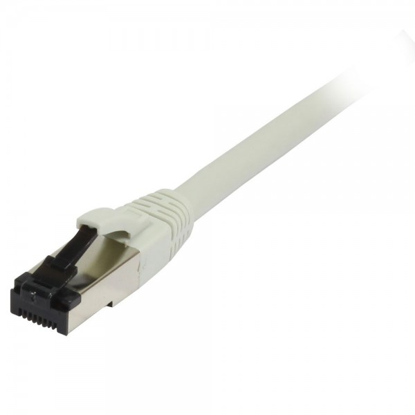 Patchkabel RJ45, CAT8.1 2000Mhz, 3m, grau, S-STP(S/FTP), TPE(Ultra SuperFlex), AWG26, Synergy 21