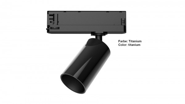 Synergy 21 LED Track-Serie für Stromschiene VLF-Serie Wechselgehäuse electroplated titanium