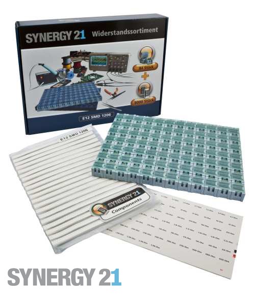 Synergy 21 Widerstandssortiment E12 SMD 1206 1% SET