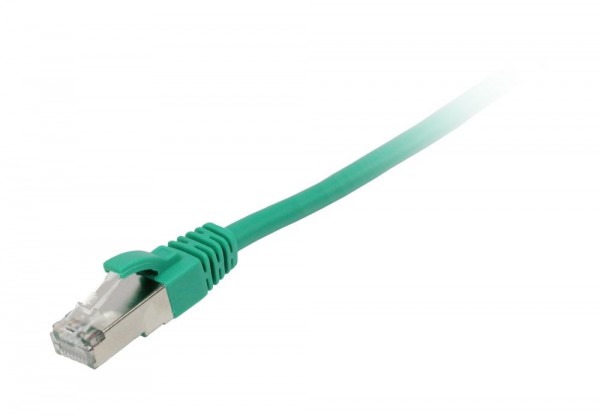 Patchkabel RJ45 FTP(F/UTP) 0.5m grün, CAT5e, Synergy 21,