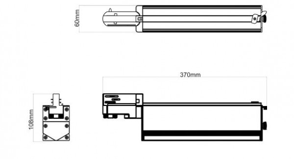 Synergy 21 LED Track-Serie für Stromschiene VLD-Serie 40W, 30°, nw, CRI>90