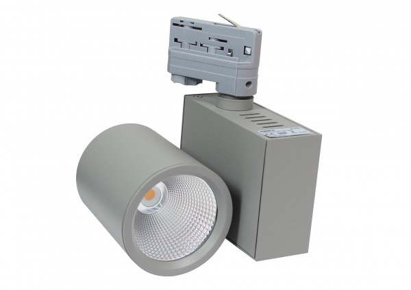 LED Stromschienenstrahler VLA 30W 45° warmweiß CRI>97  3-Phasen | Synergy 21