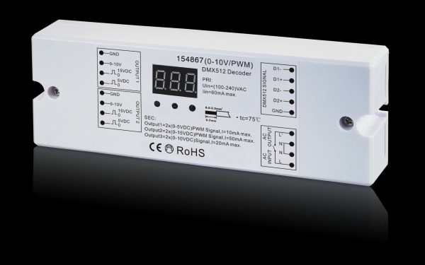 Synergy 21 LED Controller DMX 512 -&gt; 0-10V Steuereingang