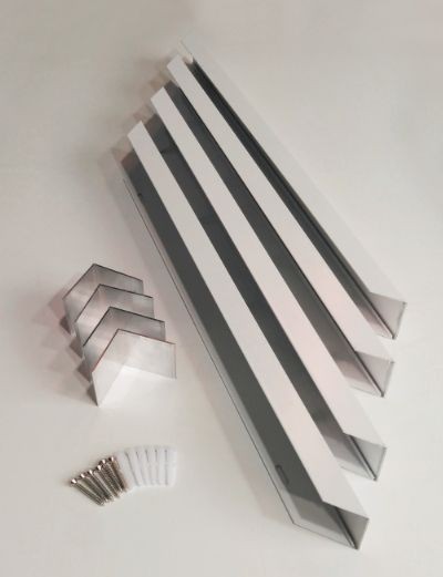 Synergy 21 LED light panel zub Montage Aufputzrahmen 620*620 weiß *ohne Schrauben* V2