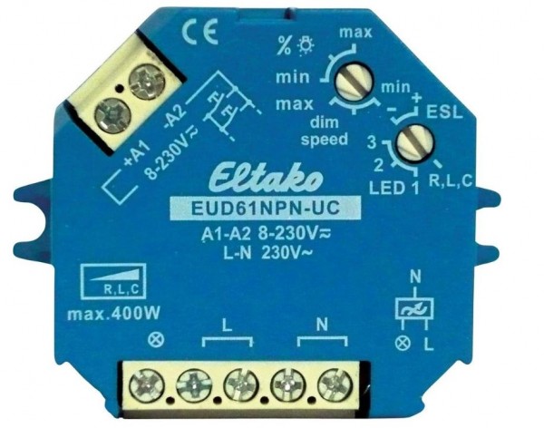 Eltako EUD61NPN-UC Universal-Dimmschalter