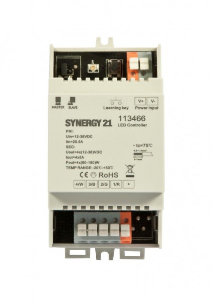 Synergy 21 LED Controller EOS 05 4-Kanal Controller + Hutschiene