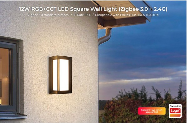 Synergy 21 Garden Wall Washer 12W RGB+CCT 2.4G IP66 *Milight/Miboxer* 24V