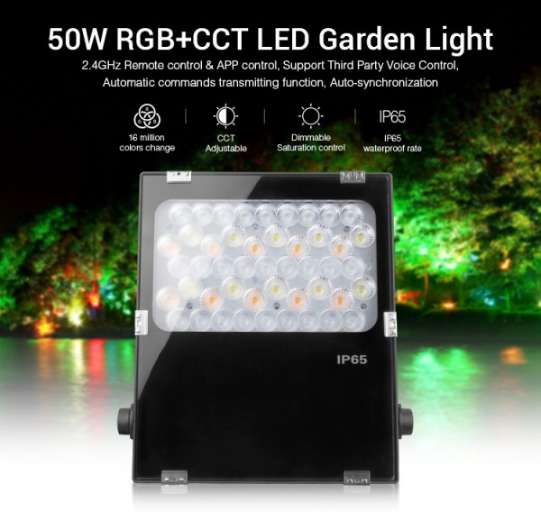 MiBoxer FUTC06 LED Flächenstrahler 50W RGB-WW (RGB-CCT) IP65 230V