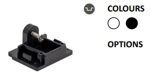 Powergear Mini 1PH ENDKAPPE , Schwarz