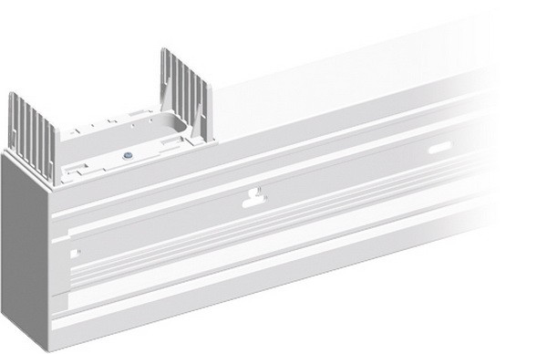 TEM Serie Modul Brüstungskanal L-BEND MA130x65 PW