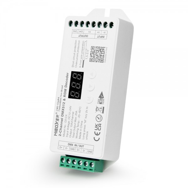 MiBoxer D2-CX LED DMX 2-Kanal LED Controller