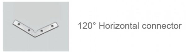 Synergy 21 LED U-Profil zub ALU018-R connector 120°