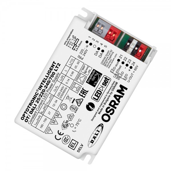 OSRAM OPTOTRONIC® Intelligent  DALI LT2 25/220240/700 LT2