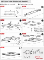 Vorschau: Synergy 21 LED light panel zub Montage Aufputzrahmen 620*620 weiß *ohne Schrauben* V2 Vorschau: Synergy 21 LED light panel zub Montage Aufputzrahmen 620*620 weiß *ohne Schrauben* V2