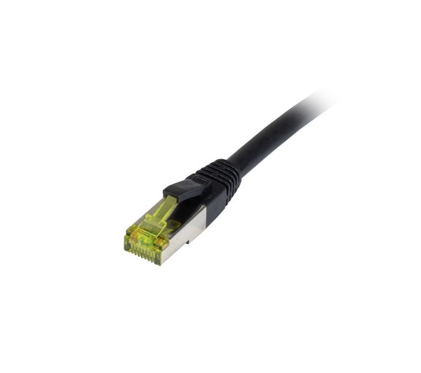 Patchkabel RJ45, CAT6A 500Mhz, 12,5m, schwarz, S-STP(S/FTP), PE/PVC(Outdoor), UV/Water-resistant, AW