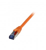 Patchkabel RJ45, CAT6A 500Mhz,  1.0m, orange, S-STP(S/FTP), TPE/LSZH(Superflex), AWG26, Synergy 21 Patchkabel RJ45, CAT6A 500Mhz,  1.0m, orange, S-STP(S/FTP), TPE/LSZH(Superflex), AWG26, Synergy 21