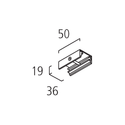 Synergy 21 by EUTRAC DECKENCLIP, Weiss