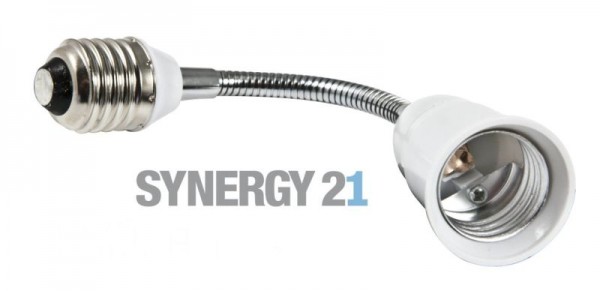 Synergy 21 LED Adapter für LED-Leuchtmittel E27-&gt;E27 kurz