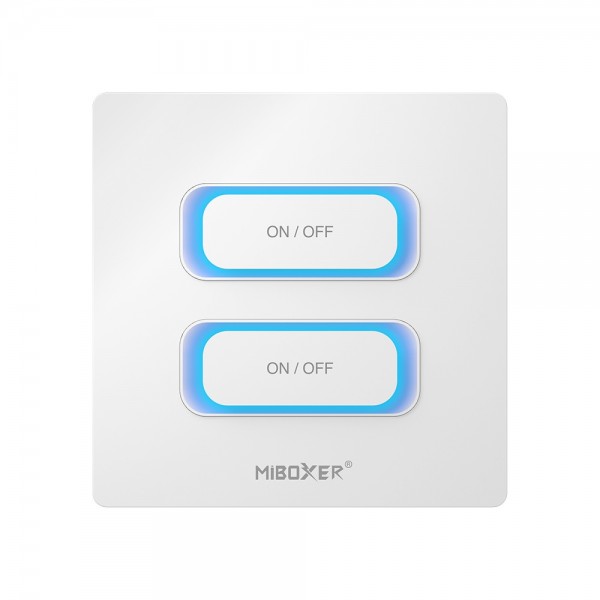 Synergy 21 LED Fernbedienung 2 Gang Smart Switch Wifi + 2,4GHz Bewegungssensor + Dimm *Milight/Mibox