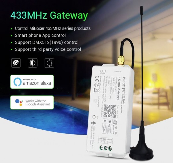 MiBoxer WL-433 LED LoRa (433MHZ) Controller DMX über LoRa
