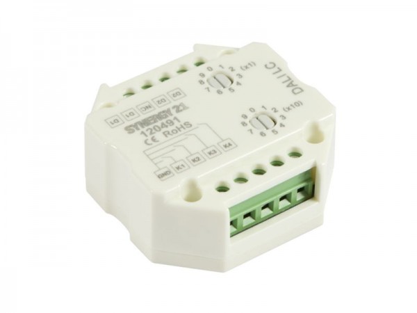 Synergy 21 LED Serie EOS 07 DALI Wandtaster 4 Lampen