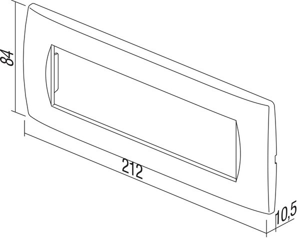 TEM Serie Modul Rahmen OS COVER PLATE SOFT7M ES