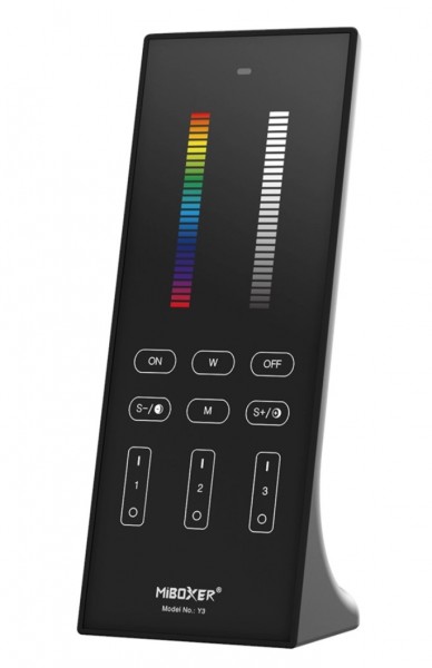 MiBoxer Y3-B LED Fernbedienung 2,4GHz RGB-WW (RGB-CCT) 3 Zonen vertikal (b)