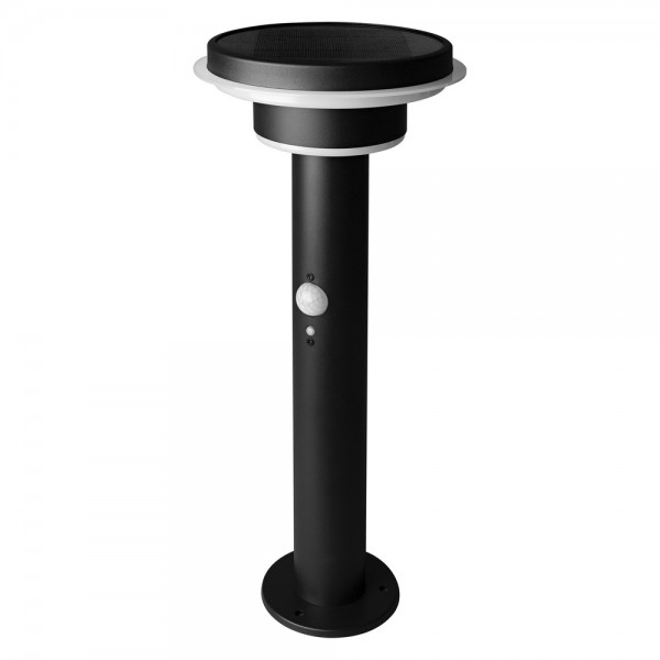 LEDVANCE ENDURA® STYLE SOLAR DOUBLE CIRCLE 40cm Post Sensor Double Circle 6W Black