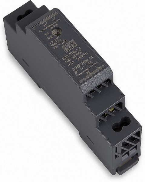 ALLNET Ersatznetzteil - 5V / 2,4A 12W Mean Well Hutschiene HDR-15-5