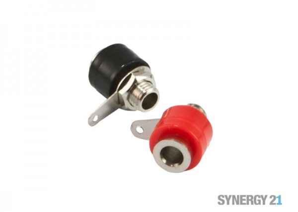 Synergy 21 Laborklemme 4mm rot