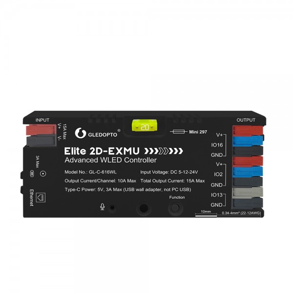 Synergy 21 LED Controller EOS 55 WLED ESP32 Pixel Elite 2D-EXMU 5/12/24V mit RJ-45