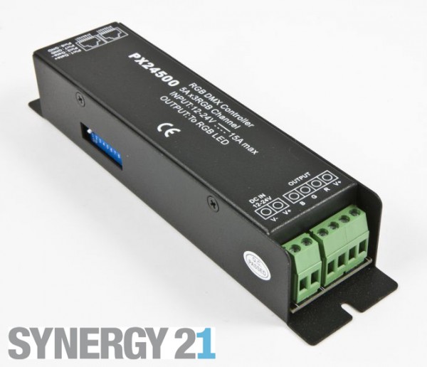 Synergy 21 LED Controller DMX 512 Slave RGB 3*5A
