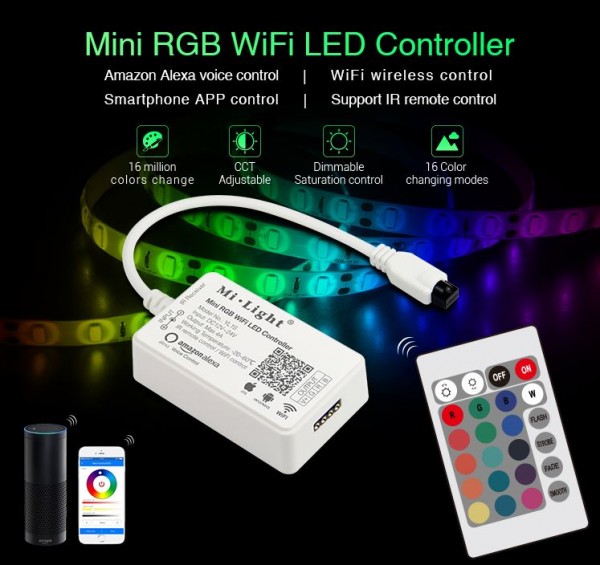 Synergy 21 LED Controller Mini RGB WiFi *Milight/Miboxer* Alexa Serie